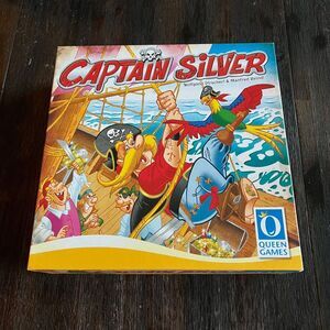 Captain Silver Board Game Pirates Treasure Complete w/ Instructions Queen Games